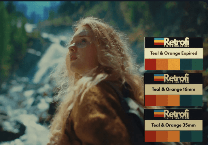 Retrofi Teal & Orange Film Powergrades